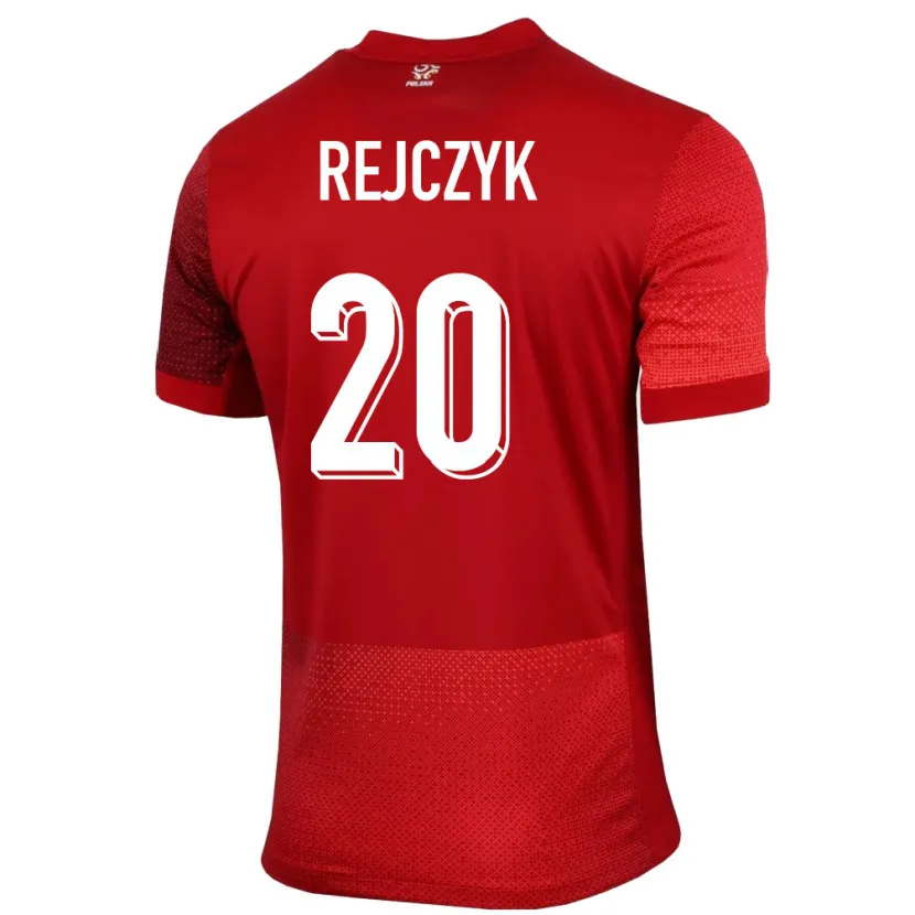 Danxen Dámské Polsko Filip Rejczyk #20 Červené Daleko Hráčské Dresy 24-26 Dres