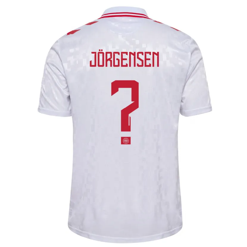 Danxen Dámské Dánsko Thomas Jörgensen #0 Bílý Daleko Hráčské Dresy 24-26 Dres