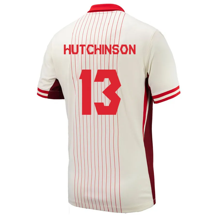 Danxen Dámské Kanada Atiba Hutchinson #13 Bílý Daleko Hráčské Dresy 24-26 Dres
