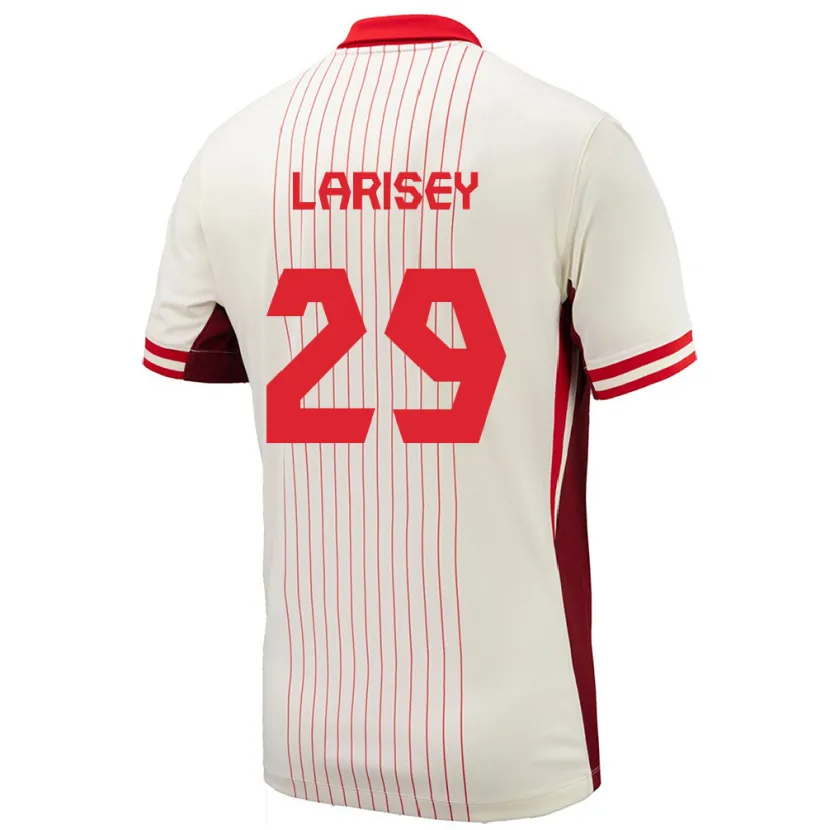 Danxen Dámské Kanada Clarissa Larisey #29 Bílý Daleko Hráčské Dresy 24-26 Dres