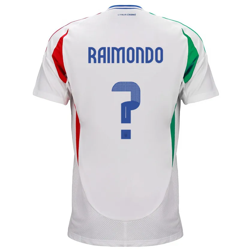 Danxen Dámské Itálie Antonio Raimondo #0 Bílý Daleko Hráčské Dresy 24-26 Dres
