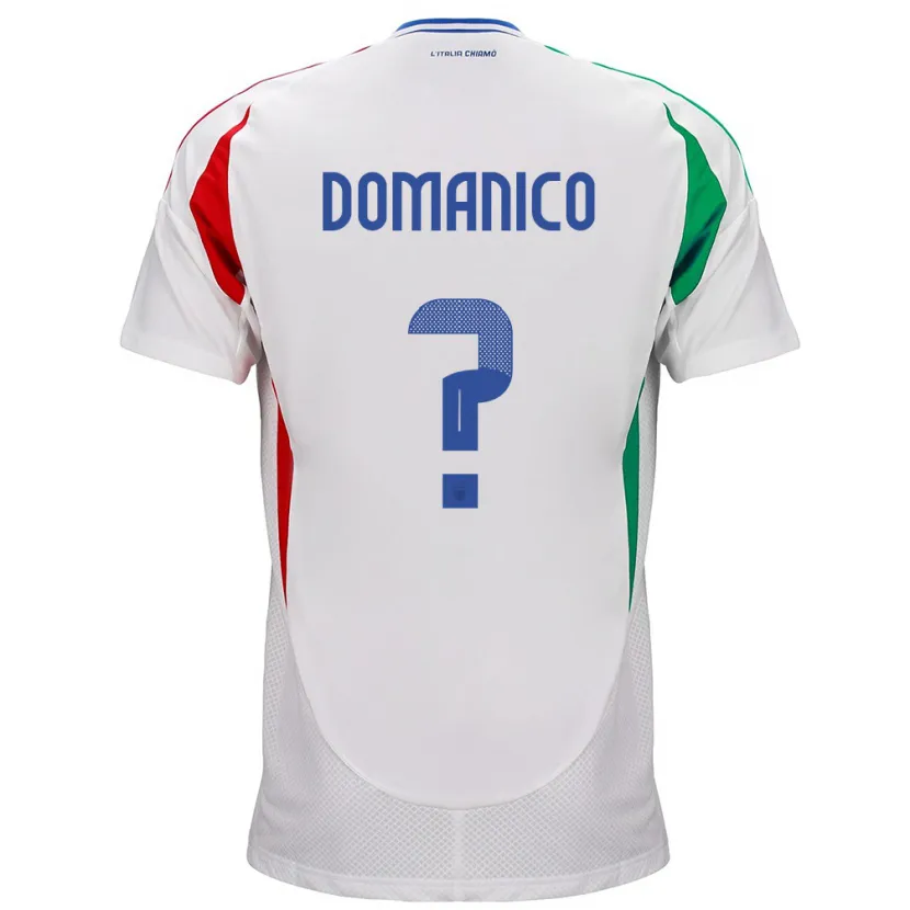 Danxen Dámské Itálie Saverio Domanico #0 Bílý Daleko Hráčské Dresy 24-26 Dres