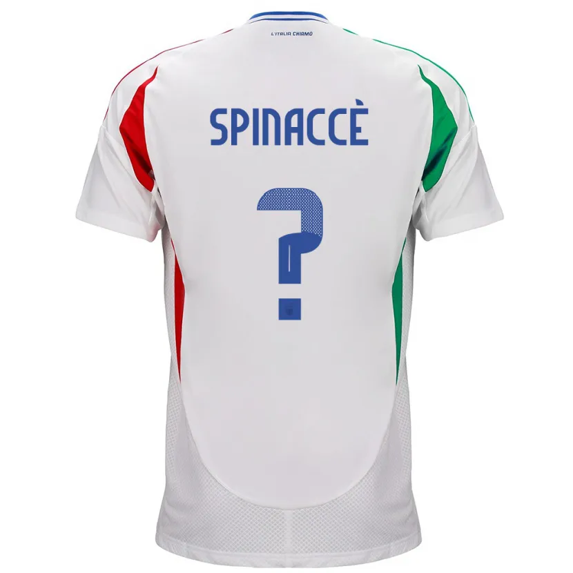 Danxen Dámské Itálie Matteo Spinaccè #0 Bílý Daleko Hráčské Dresy 24-26 Dres