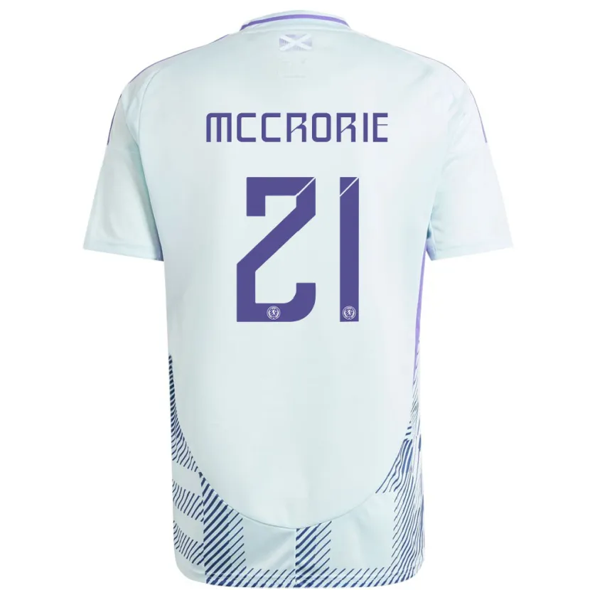 Danxen Dámské Skotsko Robby Mccrorie #21 Světle Mátově Modrá Daleko Hráčské Dresy 24-26 Dres