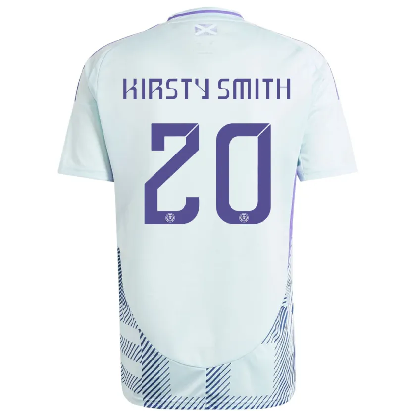 Danxen Dámské Skotsko Kirsty Smith #20 Světle Mátově Modrá Daleko Hráčské Dresy 24-26 Dres