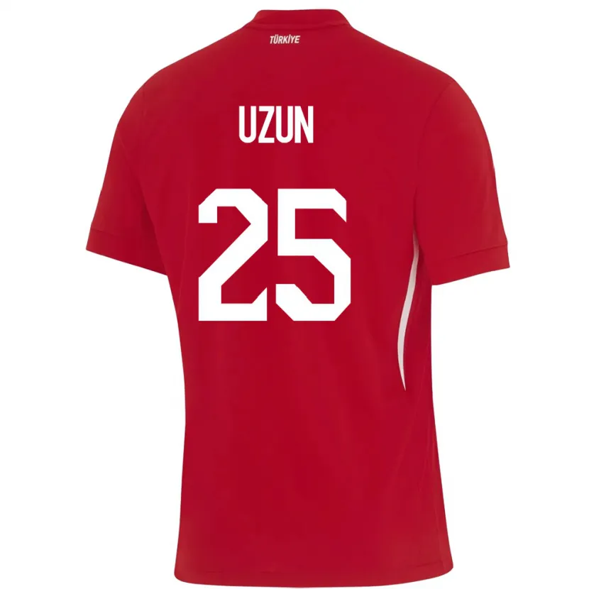 Danxen Dámské Turecko Can Uzun #25 Červené Daleko Hráčské Dresy 24-26 Dres