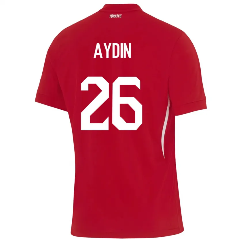 Danxen Dámské Turecko Oğuz Aydın #26 Červené Daleko Hráčské Dresy 24-26 Dres