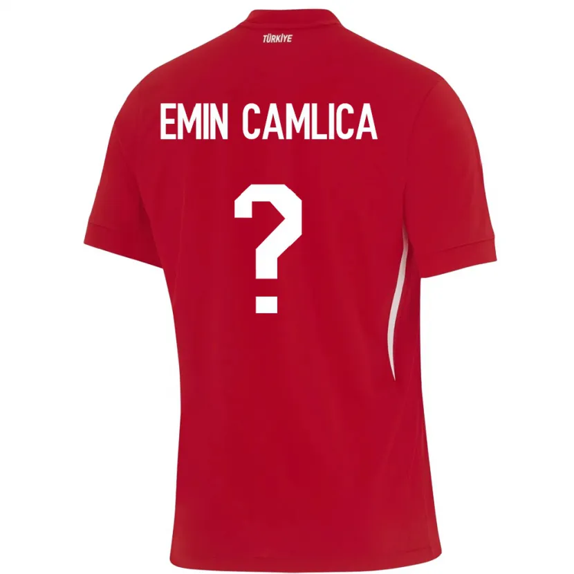 Danxen Dámské Turecko Muhammed Emin Çamlıca #0 Červené Daleko Hráčské Dresy 24-26 Dres