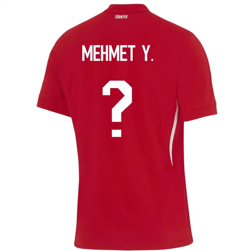 Danxen Dámské Turecko Mehmet Yildirim #0 Červené Daleko Hráčské Dresy 24-26 Dres