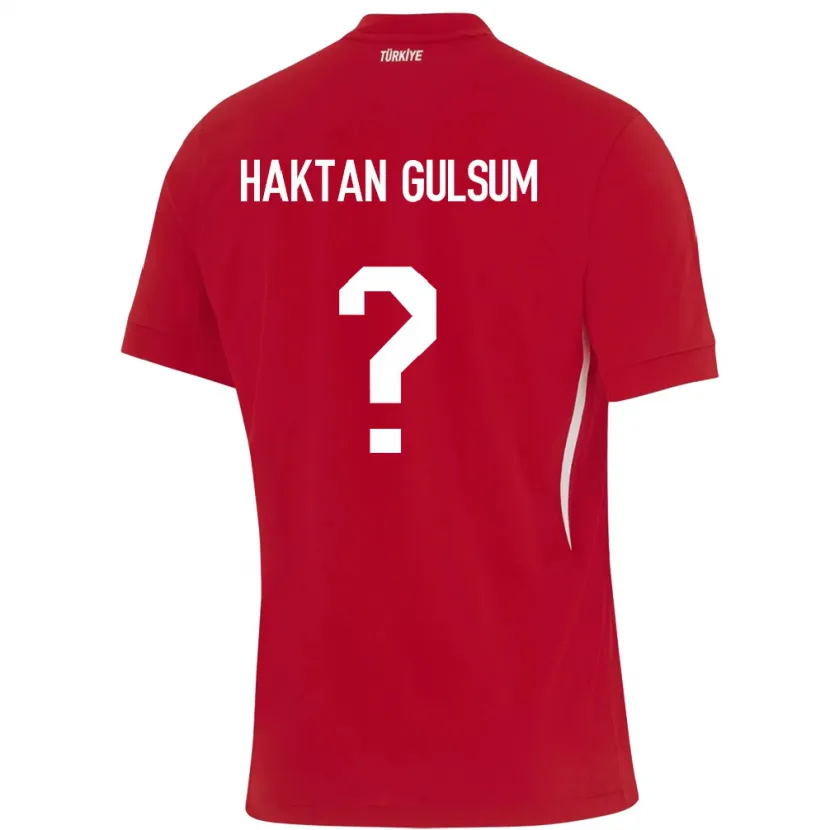 Danxen Dámské Turecko Ayaz Haktan Gülsüm #0 Červené Daleko Hráčské Dresy 24-26 Dres