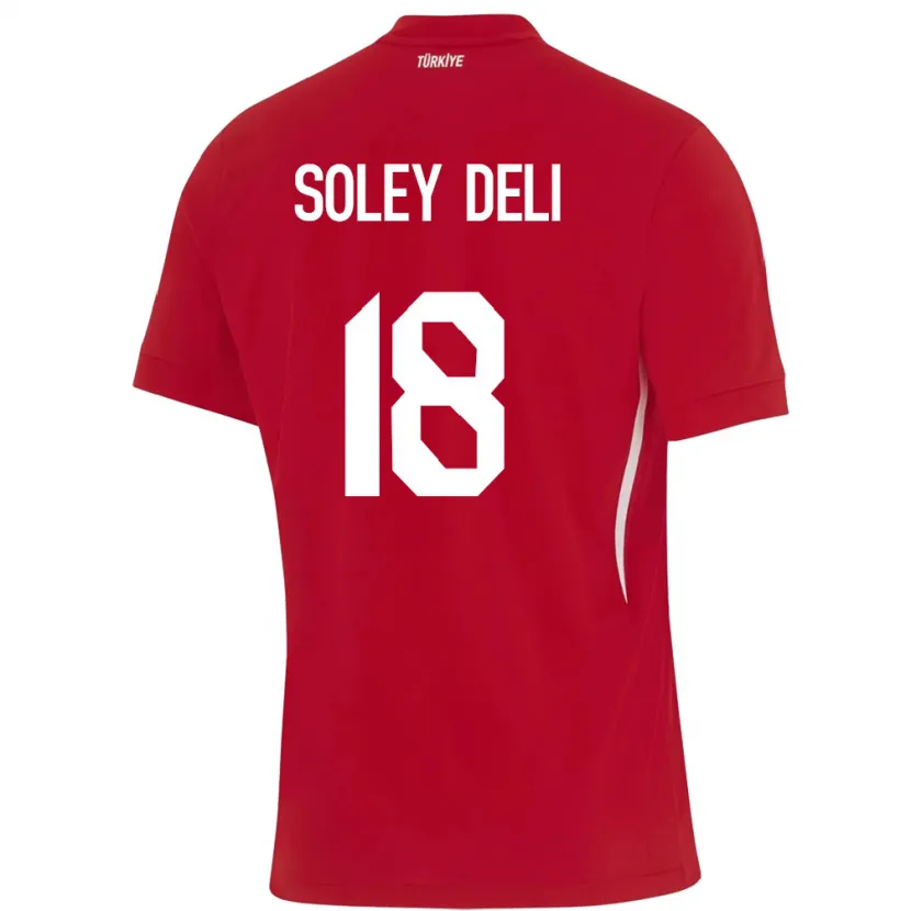 Danxen Dámské Turecko Dilara Soley Deli #18 Červené Daleko Hráčské Dresy 24-26 Dres
