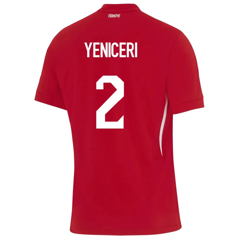 Danxen Dámské Turecko Berna Yeniçeri #2 Červené Daleko Hráčské Dresy 24-26 Dres