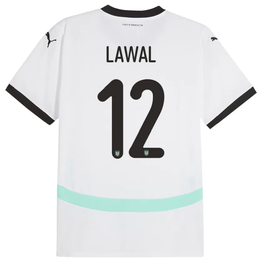 Danxen Dámské Rakousko Tobias Lawal #12 Bílý Daleko Hráčské Dresy 24-26 Dres