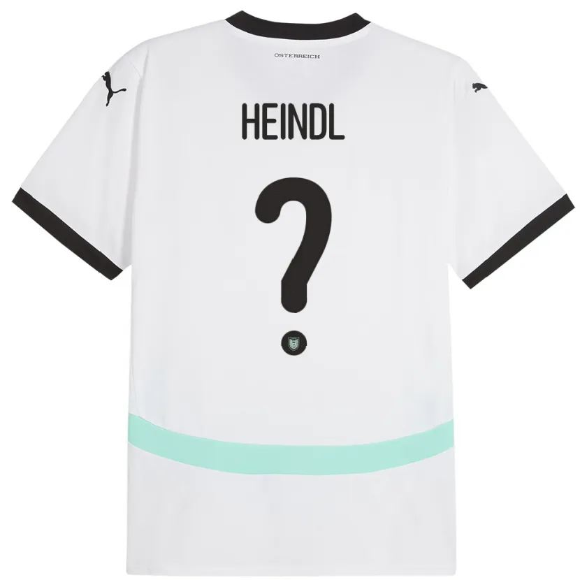Danxen Dámské Rakousko David Heindl #0 Bílý Daleko Hráčské Dresy 24-26 Dres