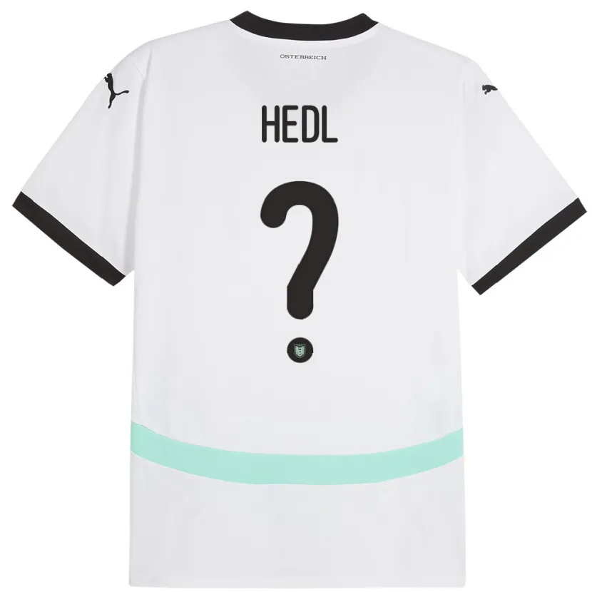 Danxen Dámské Rakousko Philip Hedl #0 Bílý Daleko Hráčské Dresy 24-26 Dres