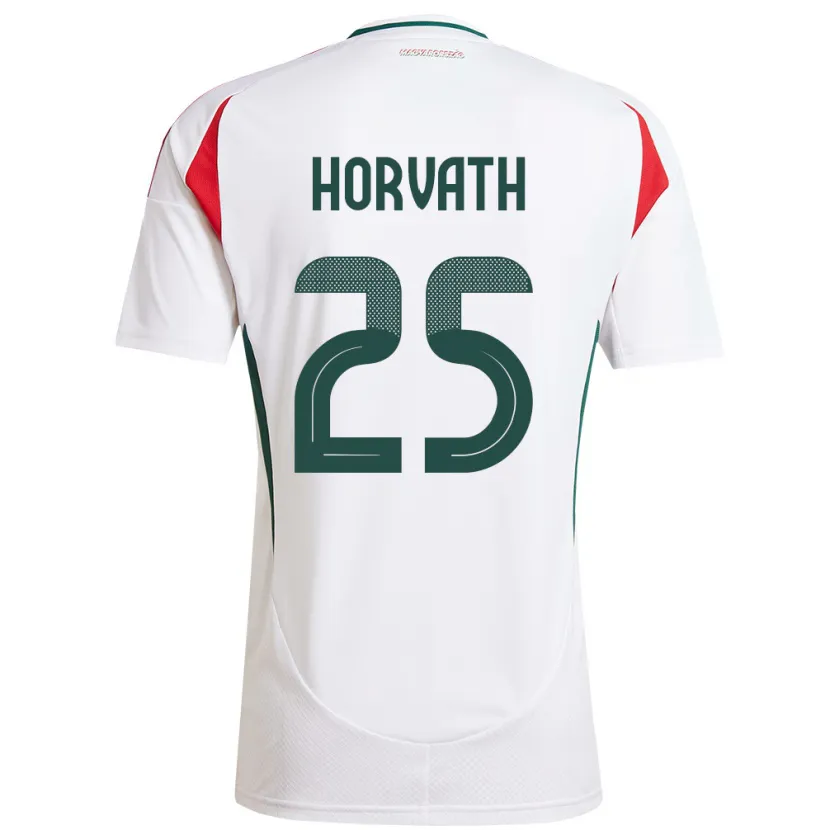 Danxen Dámské Maďarsko Krisztofer Horváth #25 Bílý Daleko Hráčské Dresy 24-26 Dres