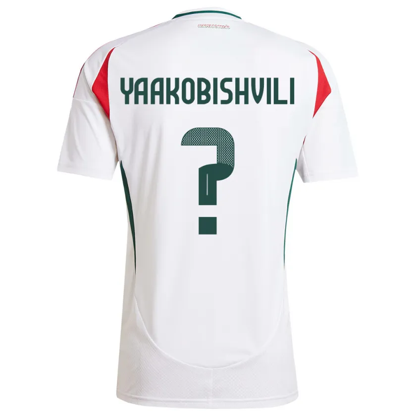 Danxen Dámské Maďarsko Antal Yaakobishvili #0 Bílý Daleko Hráčské Dresy 24-26 Dres