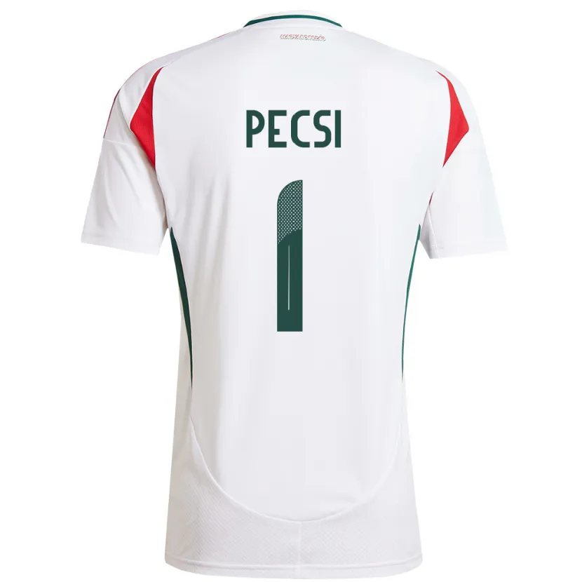Danxen Dámské Maďarsko Ármin Pécsi #1 Bílý Daleko Hráčské Dresy 24-26 Dres
