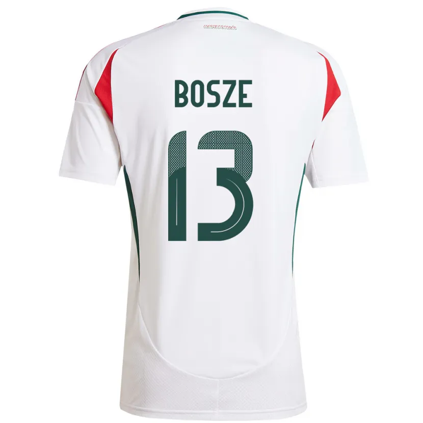 Danxen Dámské Maďarsko Levente Bősze #13 Bílý Daleko Hráčské Dresy 24-26 Dres