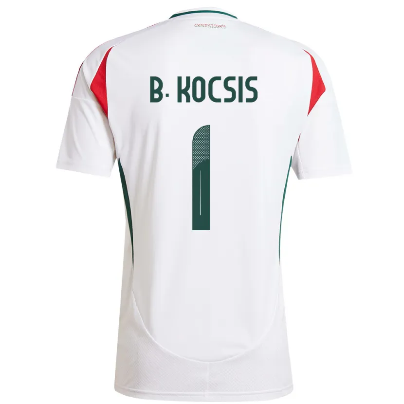 Danxen Dámské Maďarsko Botond Kocsis #1 Bílý Daleko Hráčské Dresy 24-26 Dres