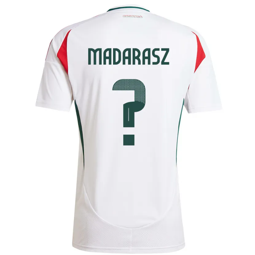 Danxen Dámské Maďarsko Ádám Madarász #0 Bílý Daleko Hráčské Dresy 24-26 Dres