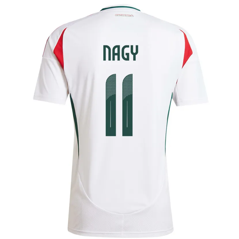 Danxen Dámské Maďarsko Virág Nagy #11 Bílý Daleko Hráčské Dresy 24-26 Dres