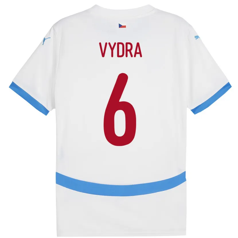 Danxen Dámské Česko Patrik Vydra #6 Bílý Daleko Hráčské Dresy 24-26 Dres