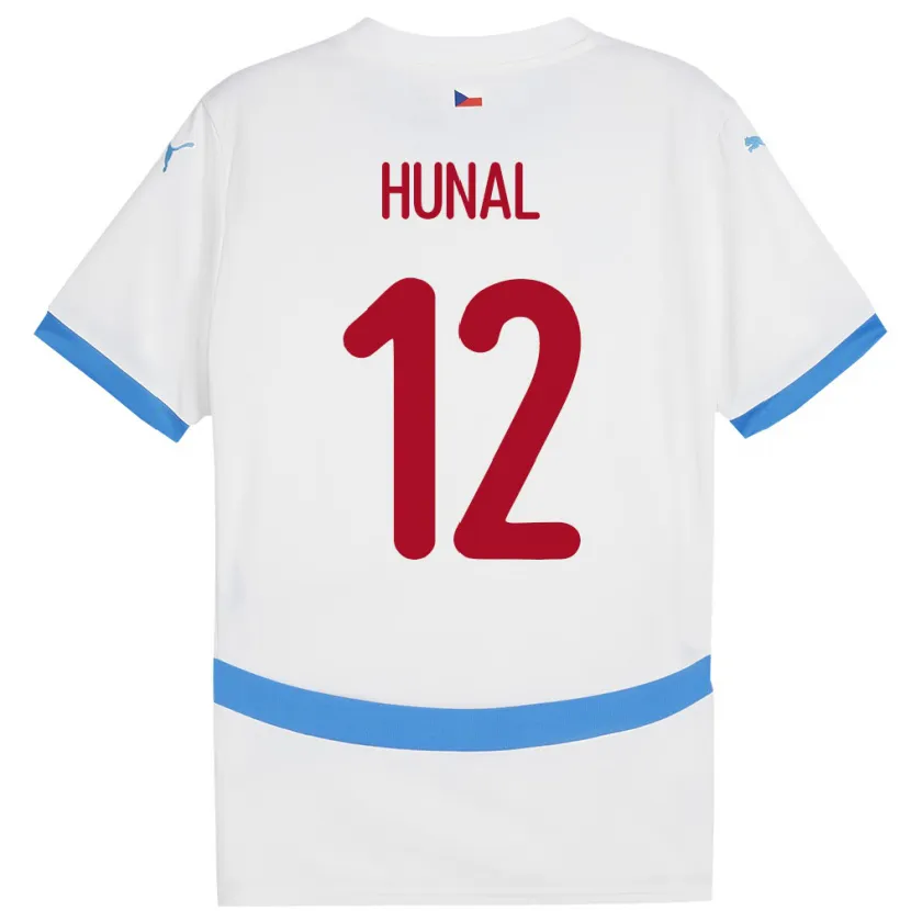 Danxen Dámské Česko Eric Hunal #12 Bílý Daleko Hráčské Dresy 24-26 Dres