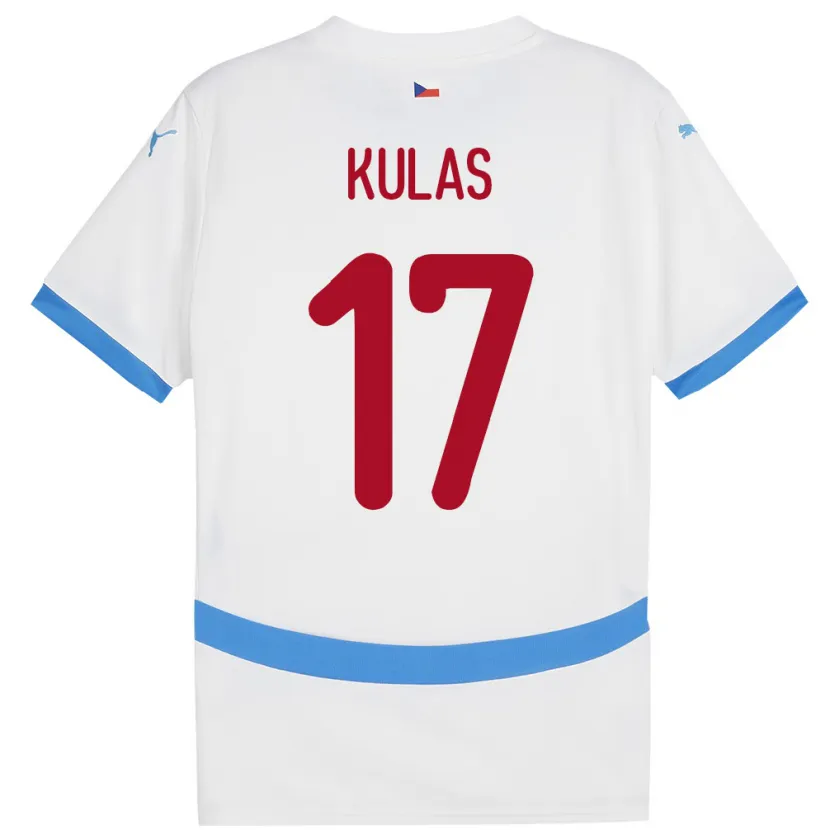 Danxen Dámské Česko Martin Kulas #17 Bílý Daleko Hráčské Dresy 24-26 Dres