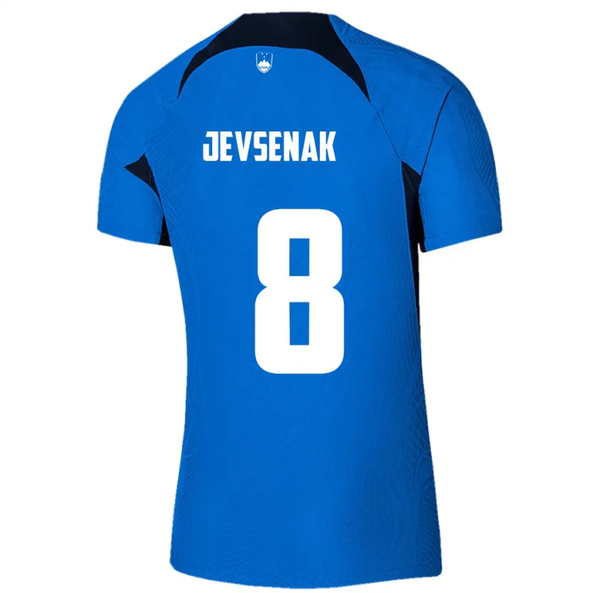 Danxen Dámské Slovinsko Florjan Jevsenak #8 Modrý Daleko Hráčské Dresy 24-26 Dres