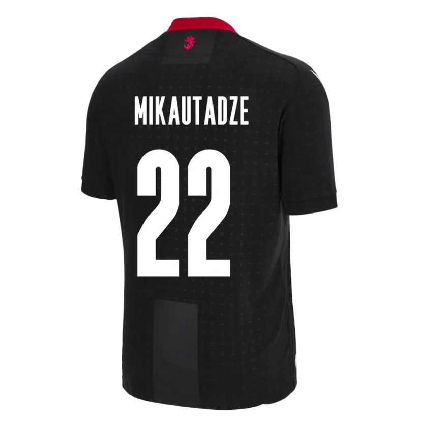 Danxen Dámské Georgia Georges Mikautadze #22 Černá Daleko Hráčské Dresy 24-26 Dres