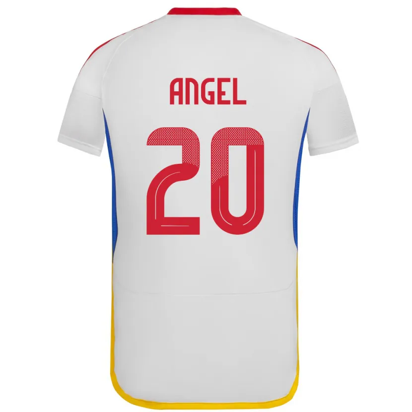Danxen Dámské Venezuela Wilker Ángel #20 Bílý Daleko Hráčské Dresy 24-26 Dres