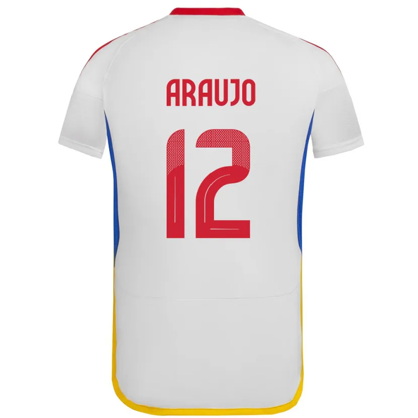 Danxen Dámské Venezuela Sabrina Araujo #12 Bílý Daleko Hráčské Dresy 24-26 Dres