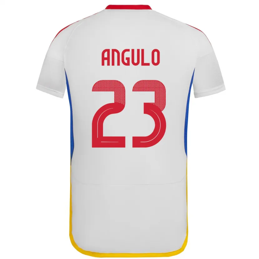 Danxen Dámské Venezuela Gabriela Angulo #23 Bílý Daleko Hráčské Dresy 24-26 Dres