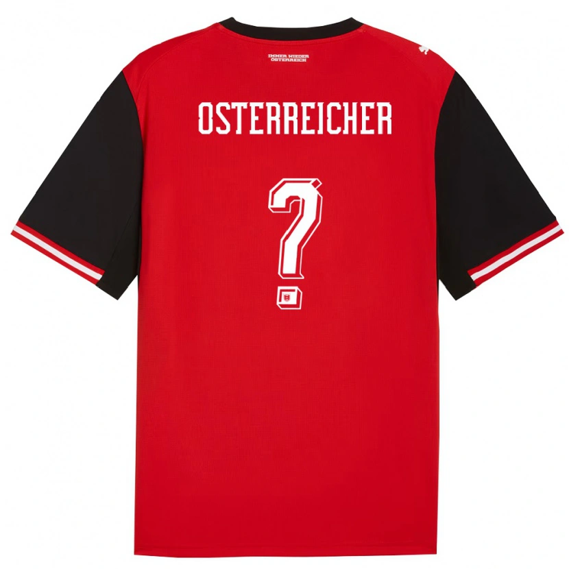 Danxen Dětské Rakousko Marijan Österreicher #0 Černá Bílá Domů Hráčské Dresy 26-28 Dres