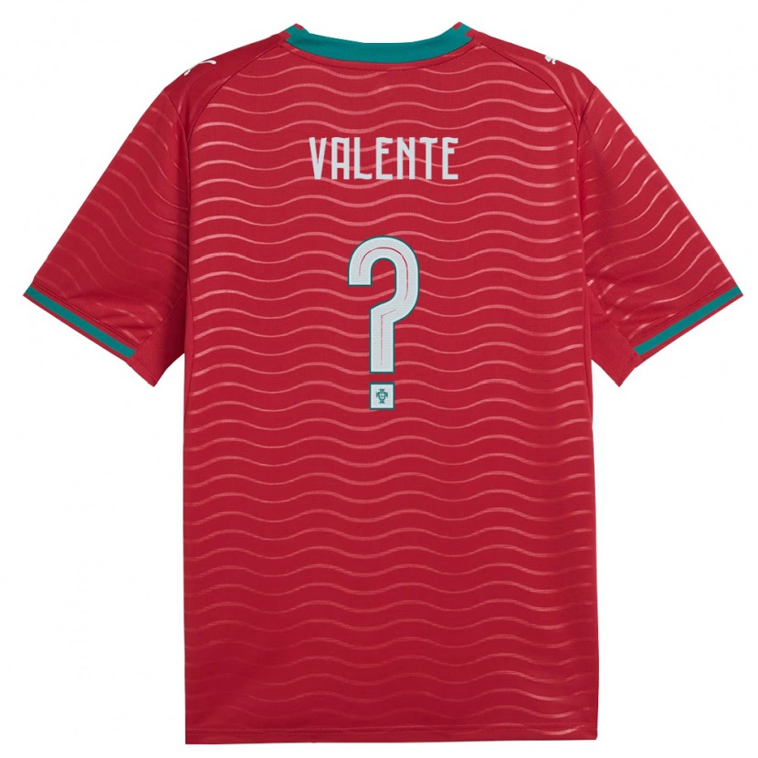 Danxen Dětské Portugalsko Rodrigo Valente #0 Červená Zelená Bílá Domů Hráčské Dresy 26-28 Dres