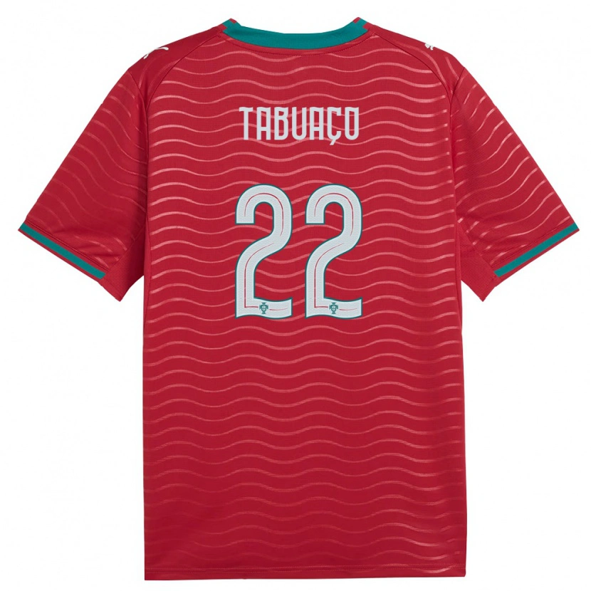 Danxen Dětské Portugalsko Goncalo Tabuaco #22 Červená Zelená Bílá Domů Hráčské Dresy 26-28 Dres