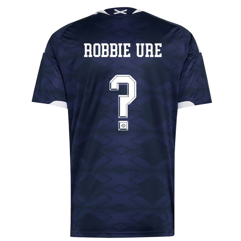 Danxen Dětské Skotsko Robbie Ure #0 Námořnická Bílá Domů Hráčské Dresy 26-28 Dres