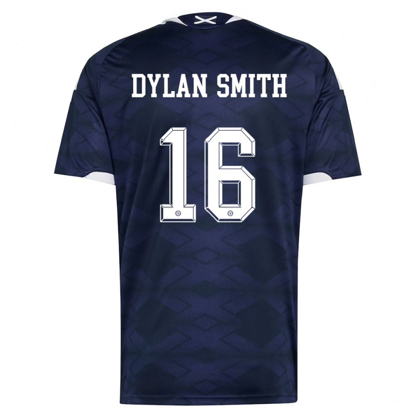 Danxen Dětské Skotsko Dylan Smith #16 Námořnická Bílá Domů Hráčské Dresy 26-28 Dres