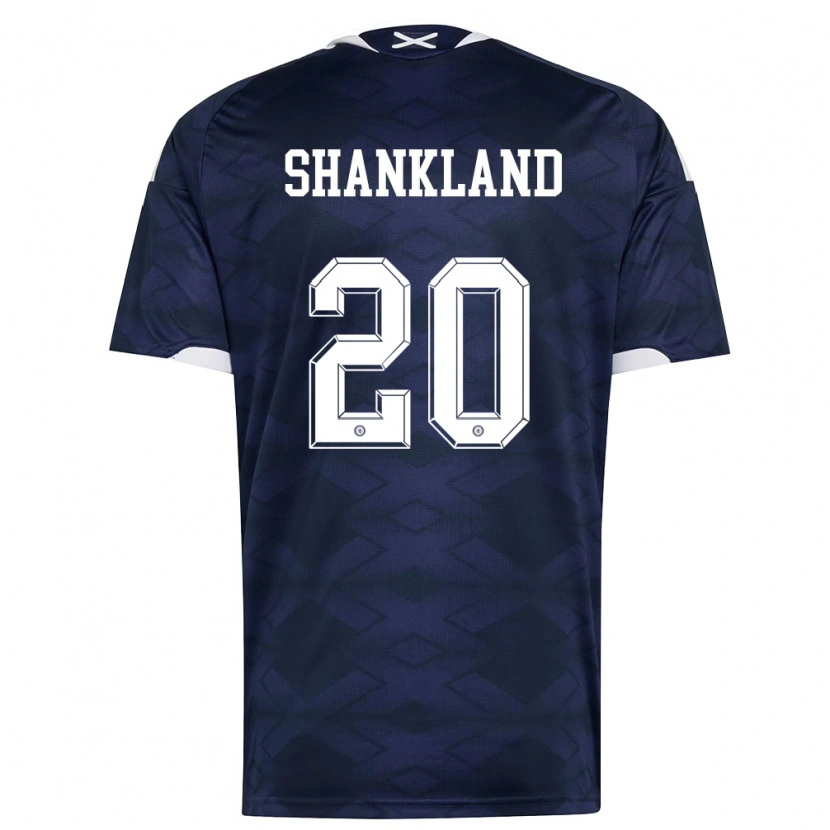Danxen Dětské Skotsko Lawrence Shankland #20 Námořnická Bílá Domů Hráčské Dresy 26-28 Dres