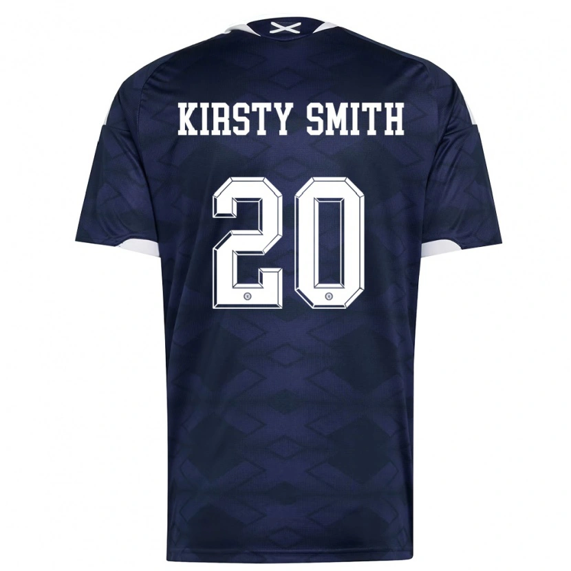Danxen Dětské Skotsko Kirsty Smith #20 Námořnická Bílá Domů Hráčské Dresy 26-28 Dres