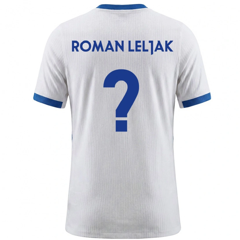 Danxen Dětské Slovinsko Nejc Roman Leljak #0 Bílá Modrá Domů Hráčské Dresy 26-28 Dres