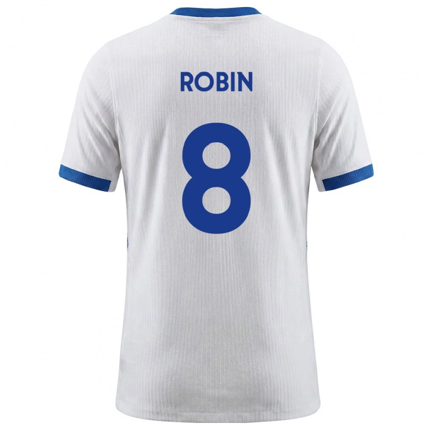 Danxen Dětské Slovinsko Jaka Robin #8 Bílá Modrá Domů Hráčské Dresy 26-28 Dres