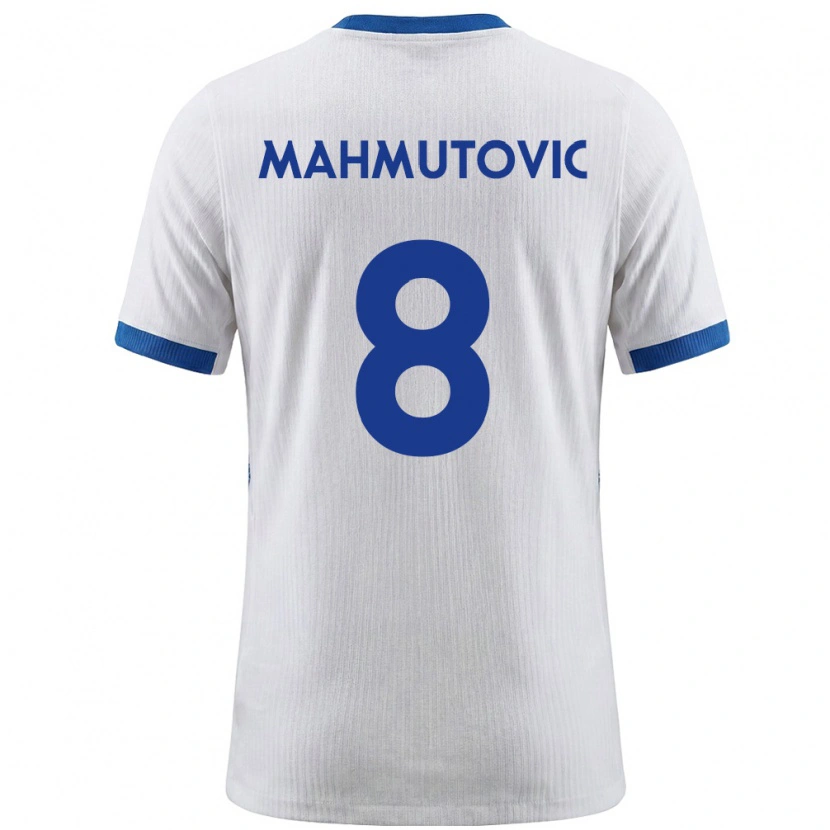 Danxen Dětské Slovinsko Malik Mahmutovic #8 Bílá Modrá Domů Hráčské Dresy 26-28 Dres