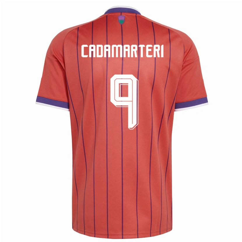 Danxen Dětské Skotsko Caelan Cadamarteri #9 Oranžová Fialová Daleko Hráčské Dresy 26-28 Dres