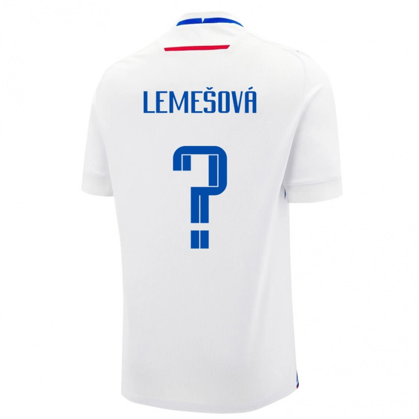 Danxen Dětské Slovensko Diana Lemešová #0 Bílá Modrá Daleko Hráčské Dresy 26-28 Dres