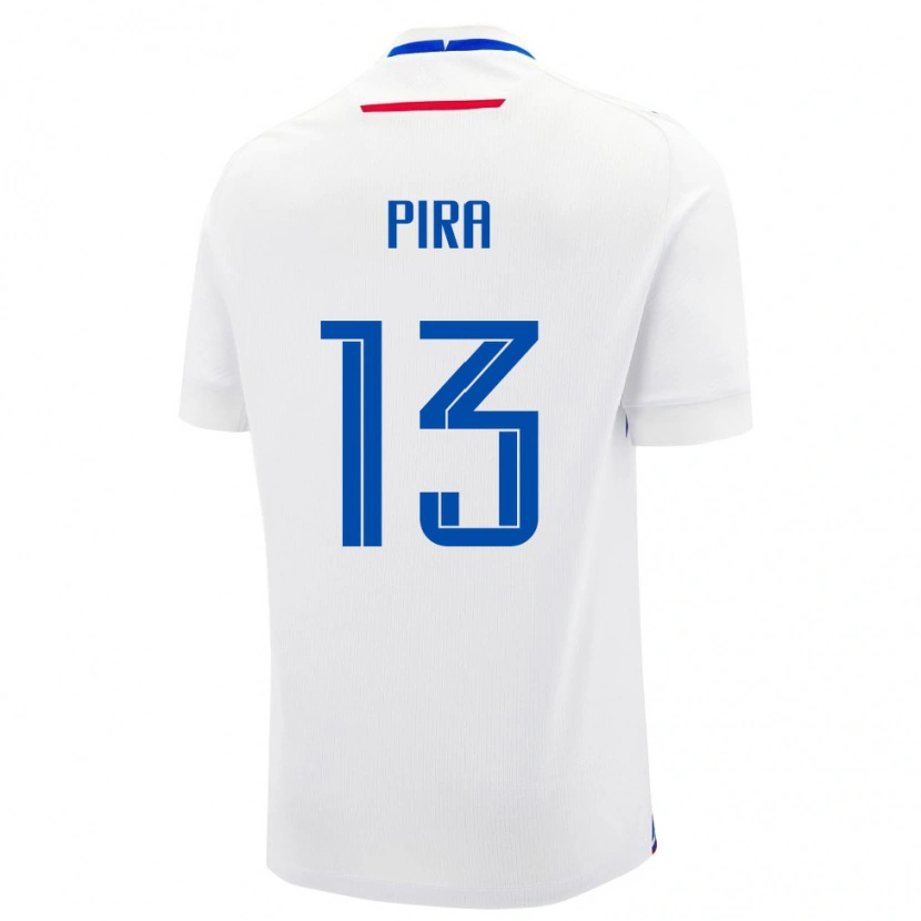 Danxen Dětské Slovensko Jakub Pira #13 Bílá Modrá Daleko Hráčské Dresy 26-28 Dres
