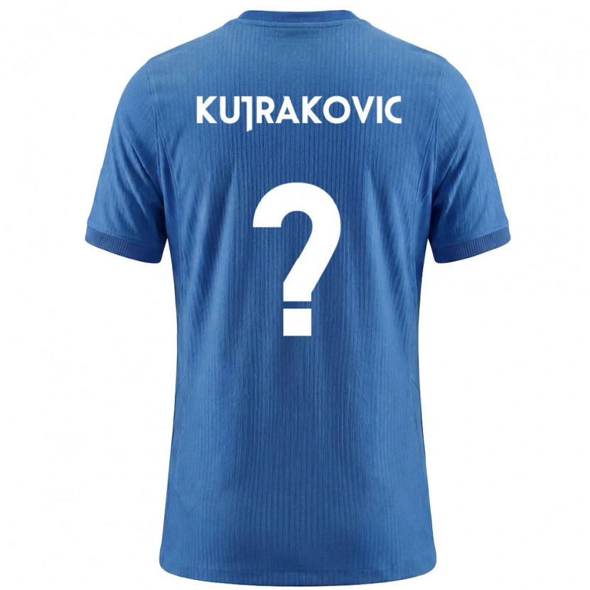 Danxen Dětské Slovinsko Minel Kujrakovic #0 Modrá Bílá Daleko Hráčské Dresy 26-28 Dres