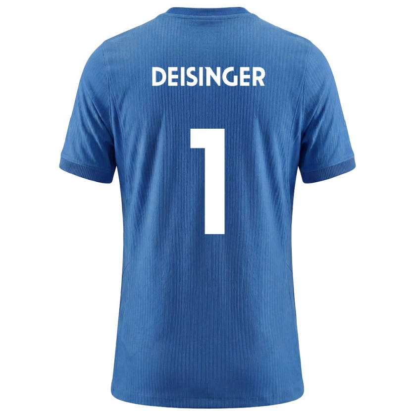 Danxen Dětské Slovinsko Nik Deisinger #1 Modrá Bílá Daleko Hráčské Dresy 26-28 Dres