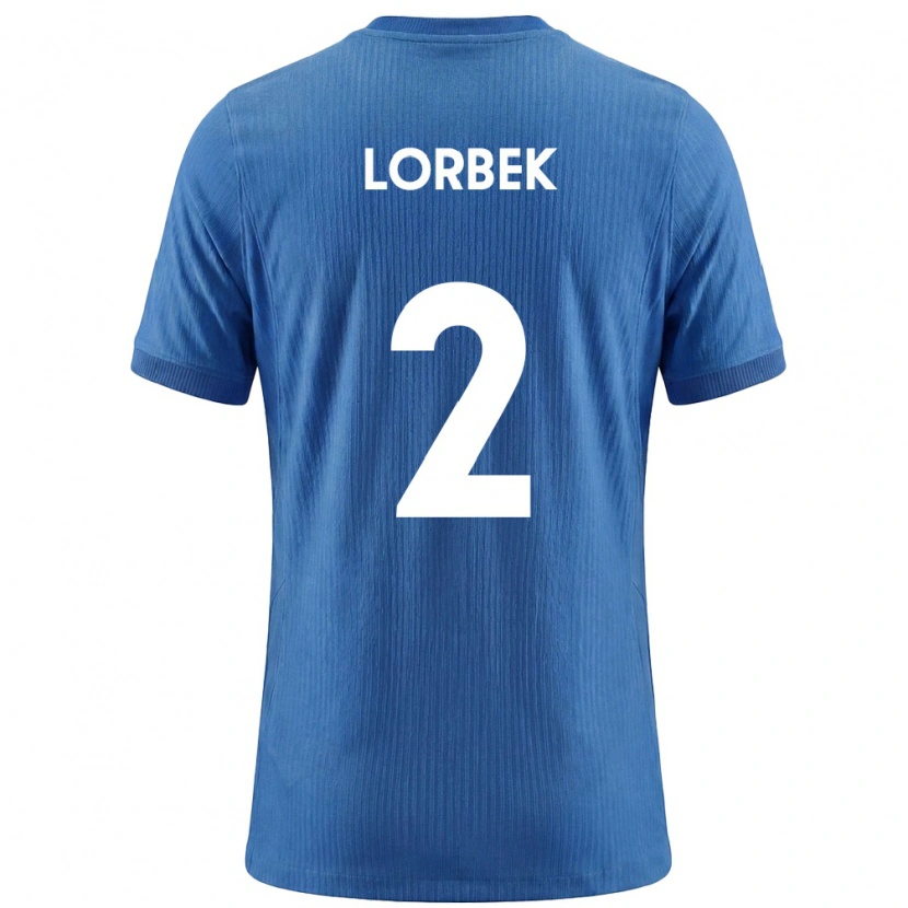 Danxen Dětské Slovinsko Anej Lorbek #2 Modrá Bílá Daleko Hráčské Dresy 26-28 Dres